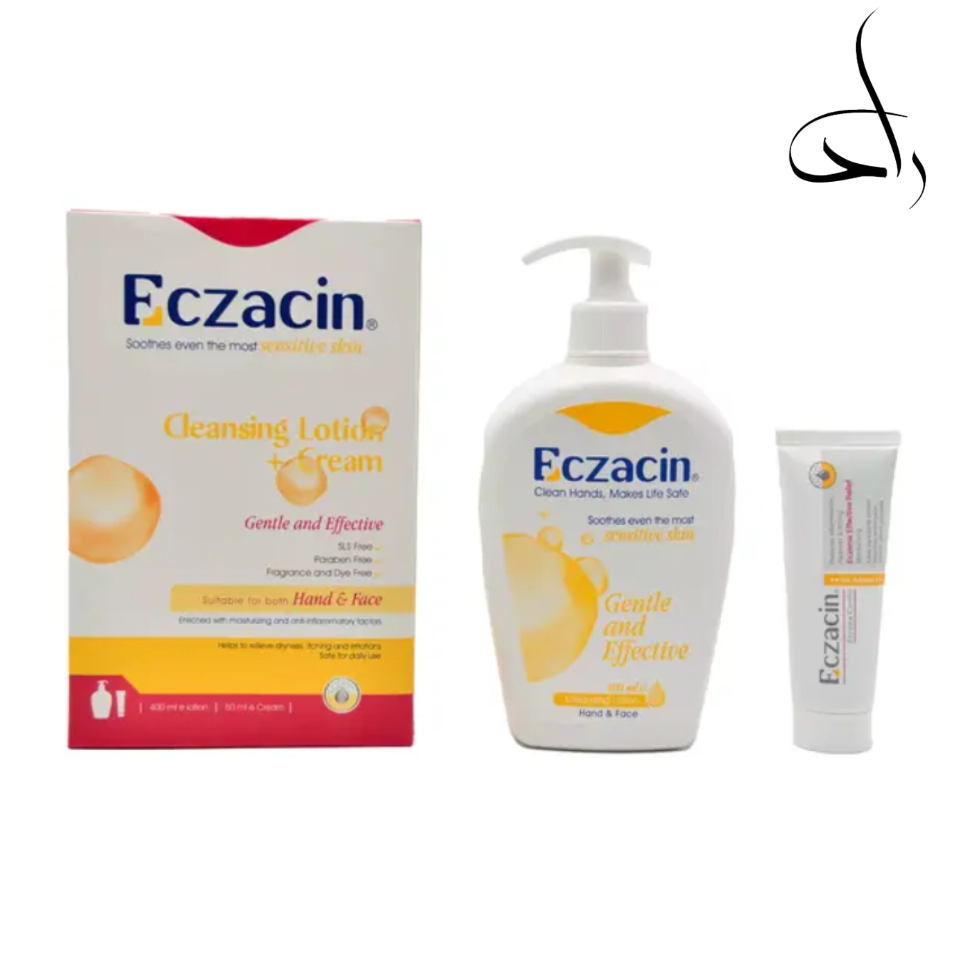 پک لوسیون شوینده و کرم بدن اگزاسین